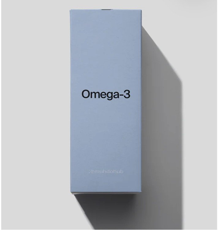 Omega-3 supplement box